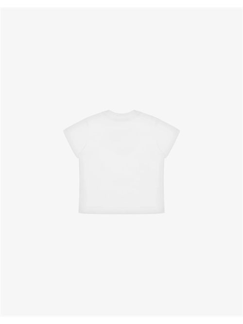 T-shirt in jersey di cotone Moschino Teddy Bear MOSCHINO KIDS | MUM04K-LAA17/10101